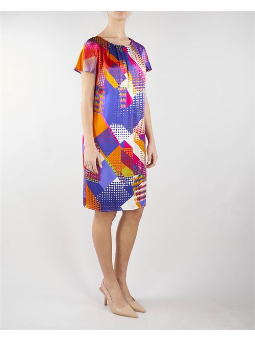 Patchwork print dress Manila Grace MANILA GRACE |  | A338VSMA434